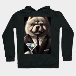 Chow Chow Suit Martini Hoodie